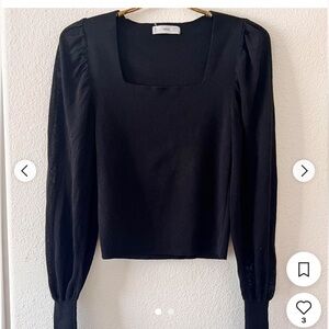 Elegant Black Women's Top Mango